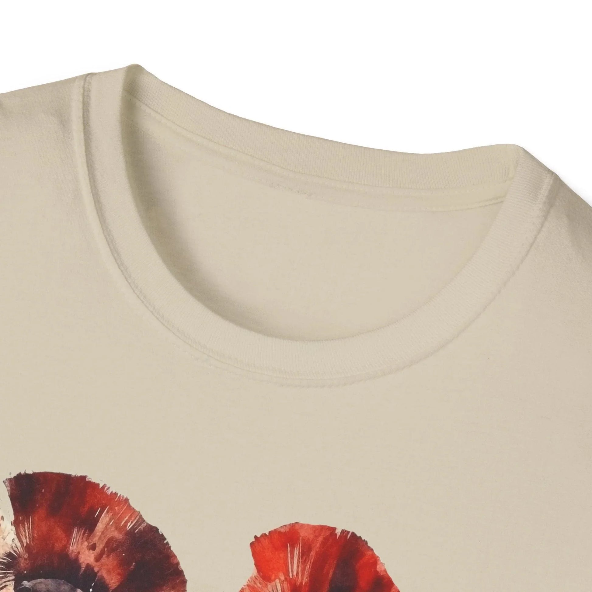 Close-up of the unisex softstretch fabric in deep forest green, highlighting the smooth texture and reinforced stitching at