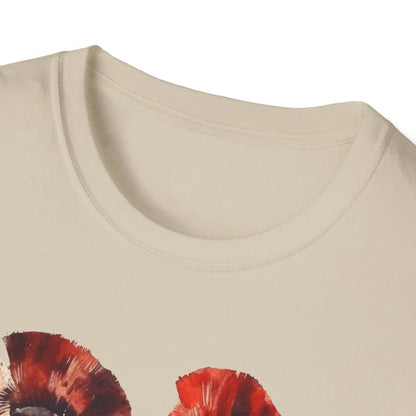 Close-up of the unisex softstretch fabric in deep forest green, highlighting the smooth texture and reinforced stitching at