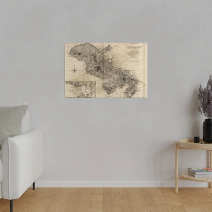 Close-up of textured beige canvas fabric highlighting subtle woven pattern and matte finish for Martinico home decor.