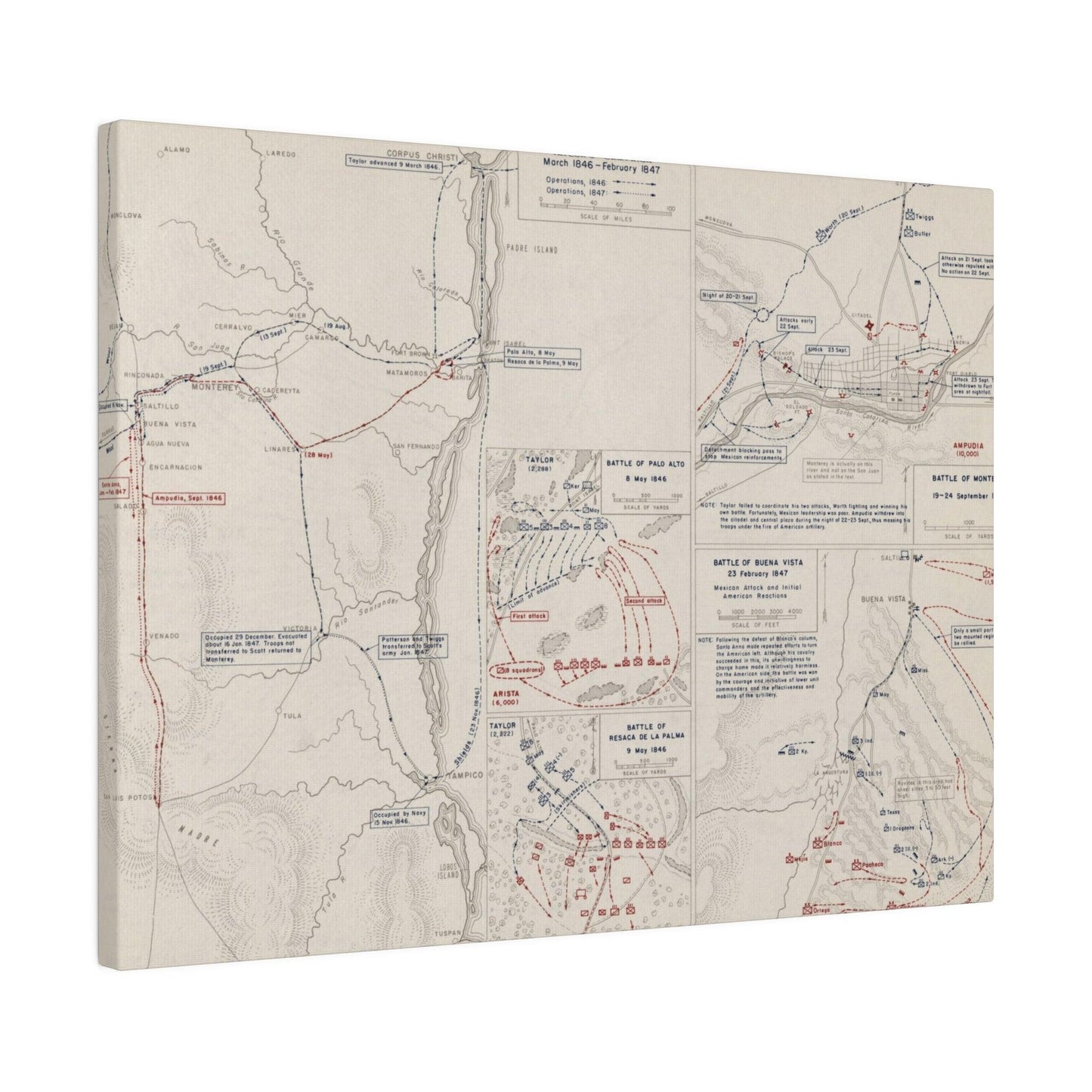 Mexican War, Taylor's Campaign, 1846-1847 - Pacific Sky Games