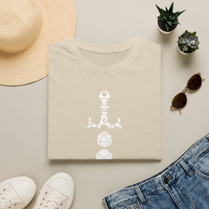 Dice Sword White - Unisex Softstyle T-Shirt