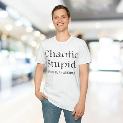 Close-up of the black unisex softstyle T-shirt fabric showing smooth texture and subtle stitching details at the shoulder