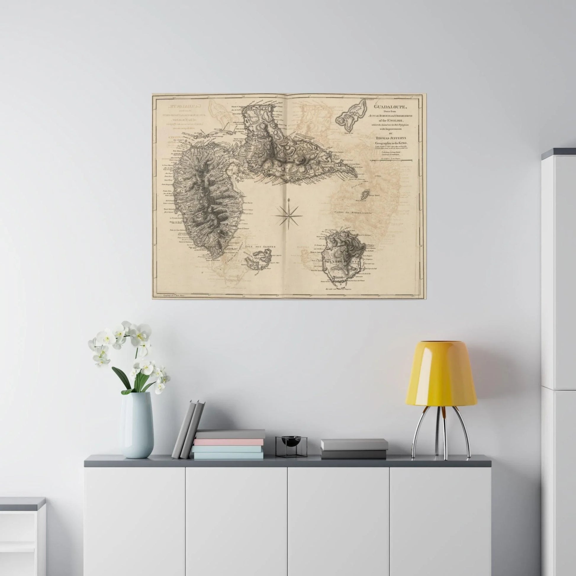 Close-up of Guadaloupe canvas fabric edge showing textured weave and natural finish detail.