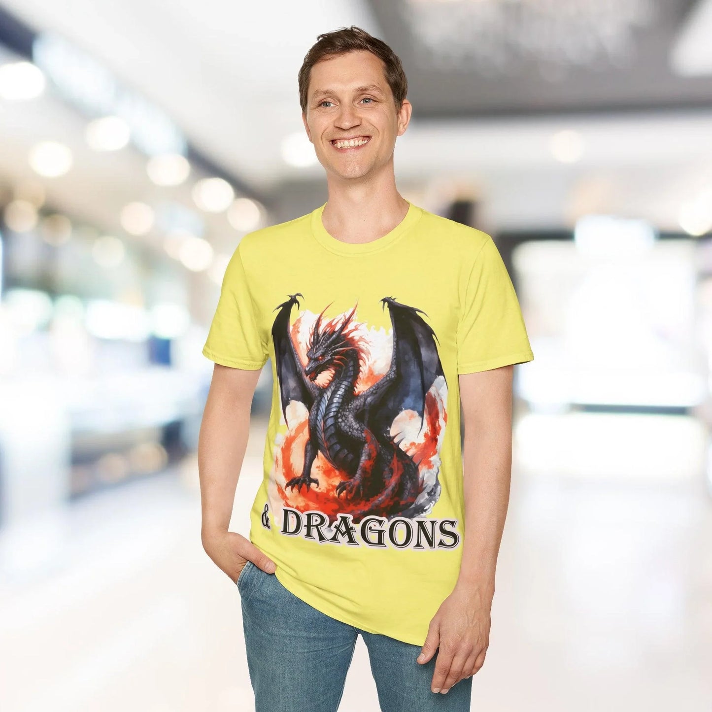 Close-up of the unisex soft cotton fabric textured detail highlighting subtle heather gray pattern and neckline stitching