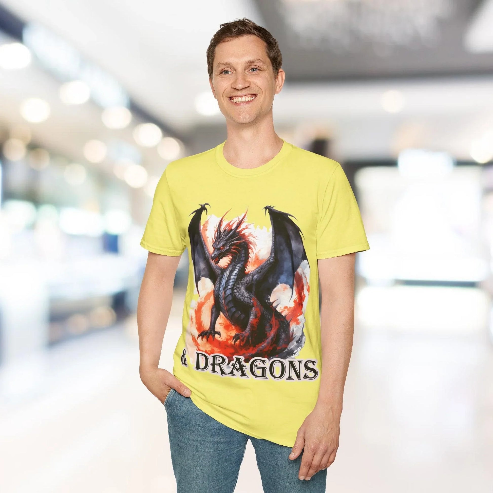 Close-up of the unisex soft cotton fabric textured detail highlighting subtle heather gray pattern and neckline stitching