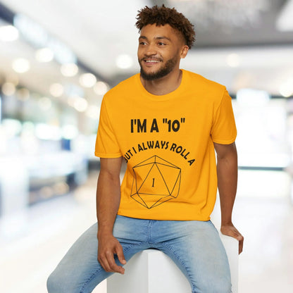 Close-up of the black unisex softstyle T-shirt’s neckline and smooth fabric texture, highlighting slim fit and cotton blend