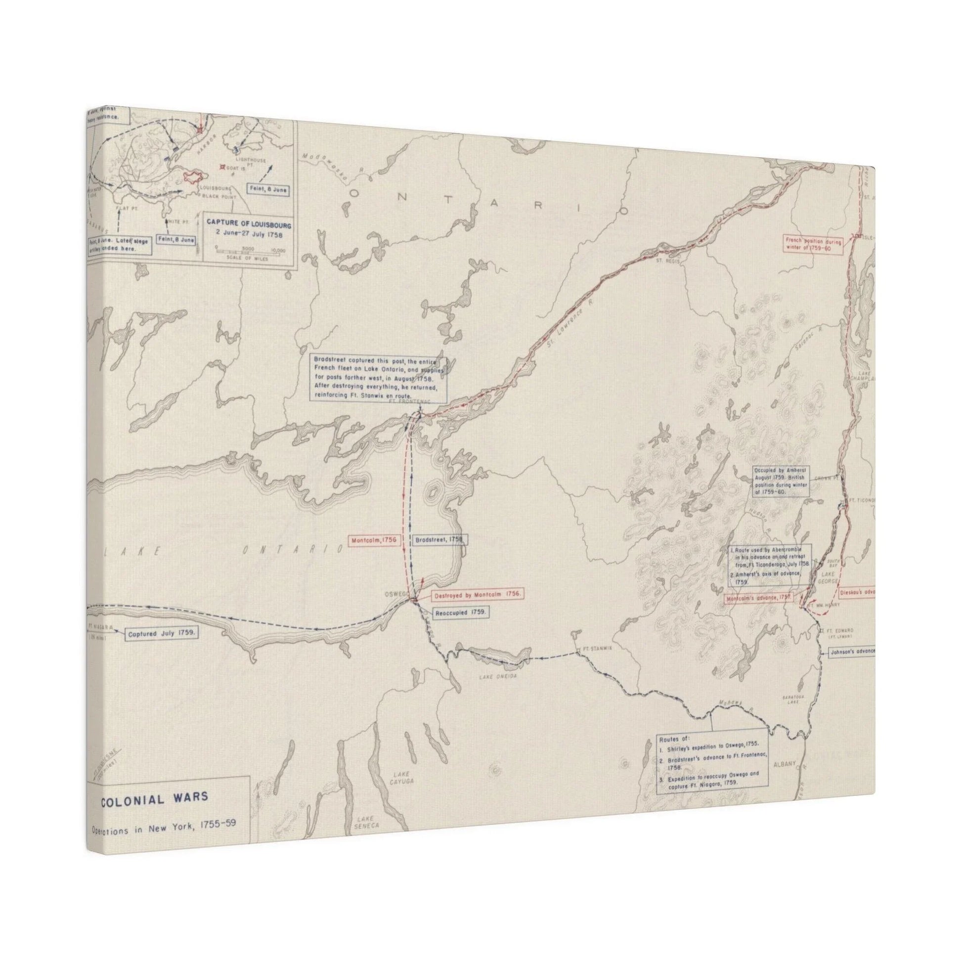 Close-up of textured canvas surface highlighting subtle aging details and fabric weave in warm colonial color tones.