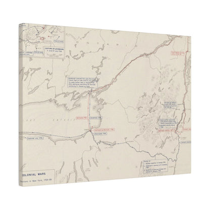 Close-up of textured canvas surface highlighting subtle aging details and fabric weave in warm colonial color tones.