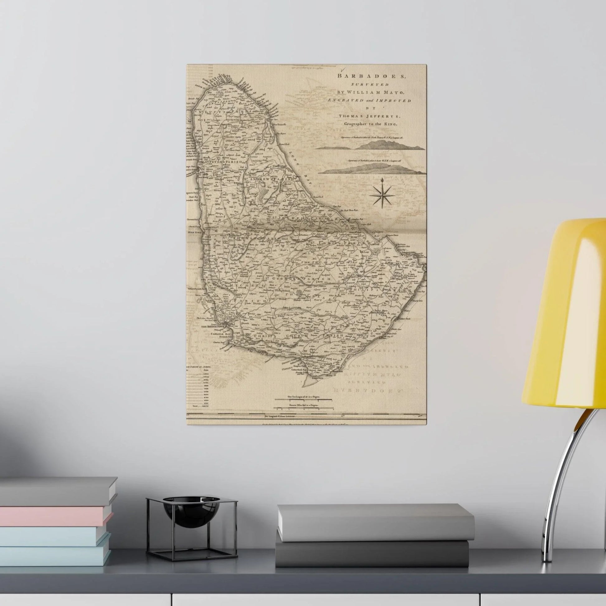 Close-up of textured canvas surface showcasing subtle weave patterns and natural fiber details of the Barbadoes home decor