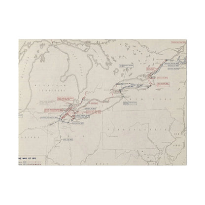 War of 1812, Operations In The North 1812-1814 - Pacific Sky Games