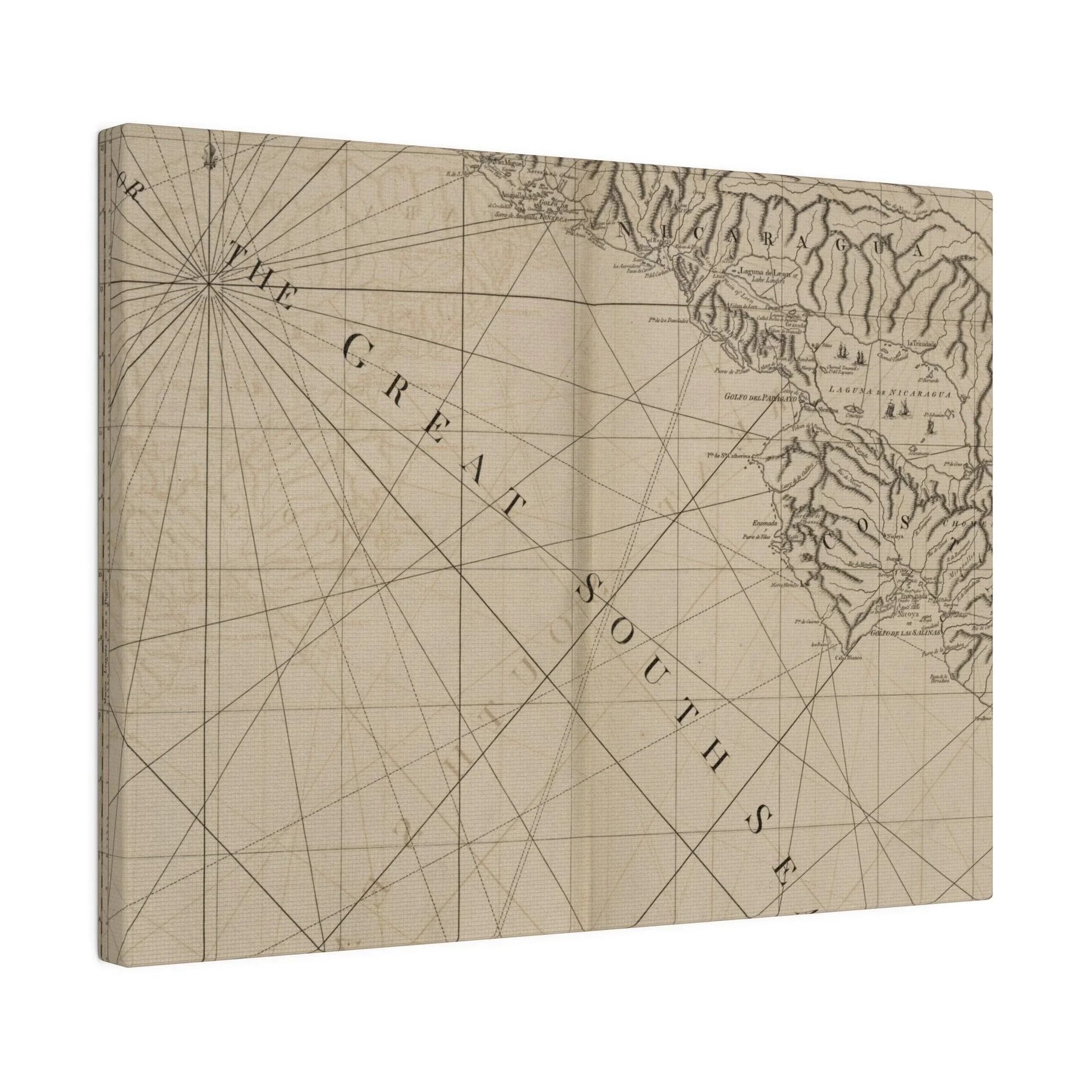 Provinces of Costa Rica and Nicaragua, with the Lagunas - Pacific Sky Games