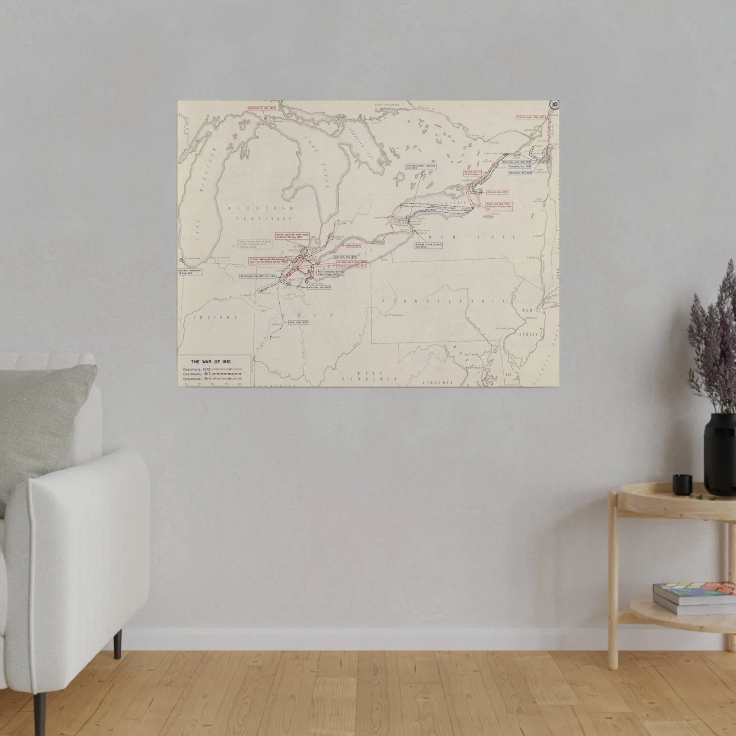 War of 1812, Operations In The North 1812-1814 - Pacific Sky Games