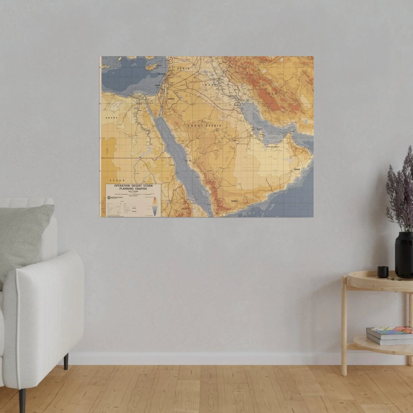 Operation Desert Storm Planning Graphic - Pacific Sky Games