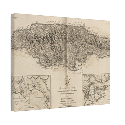 Close-up of the Jamaica canvas texture highlighting vibrant, hand-painted brushstrokes in warm yellow and orange hues