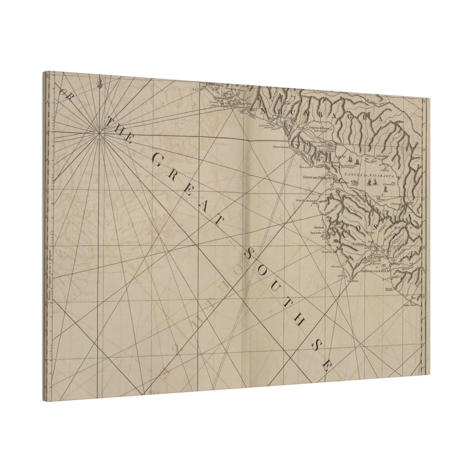 Provinces of Costa Rica and Nicaragua, with the Lagunas - Pacific Sky Games