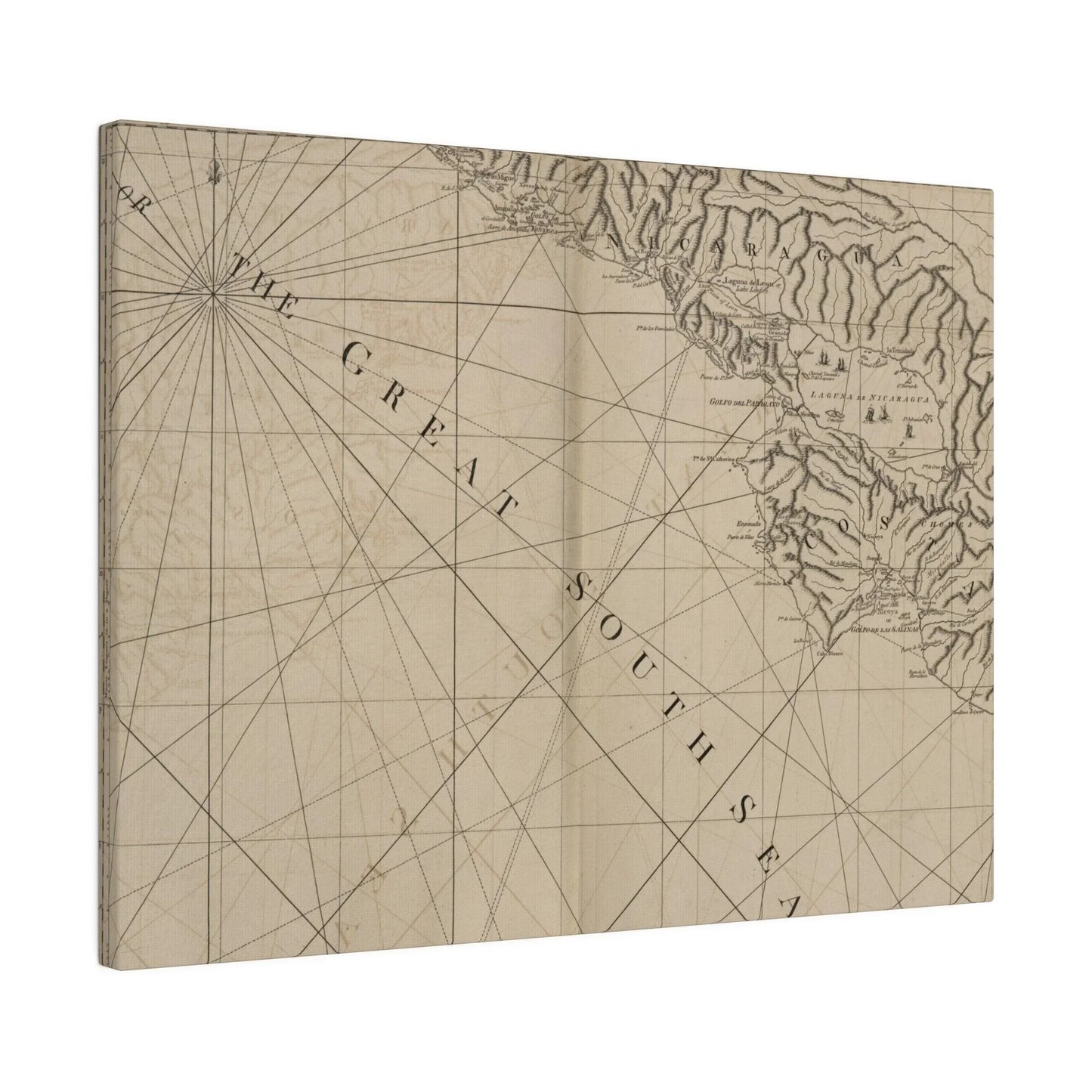 Provinces of Costa Rica and Nicaragua, with the Lagunas - Pacific Sky Games