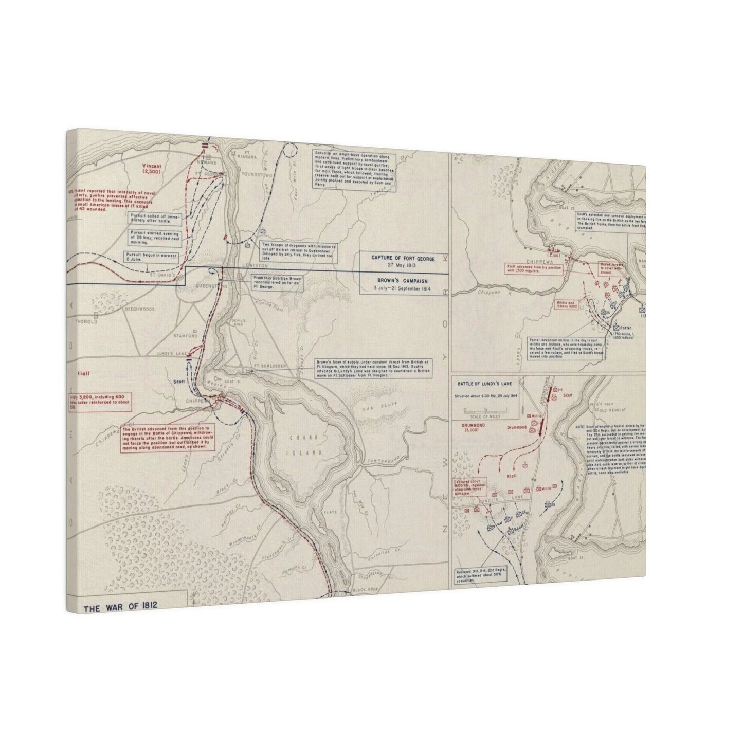 War of 1812, Niagara River 1812-1814 - Pacific Sky Games