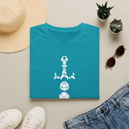 Dice Sword White - Unisex Softstyle T-Shirt