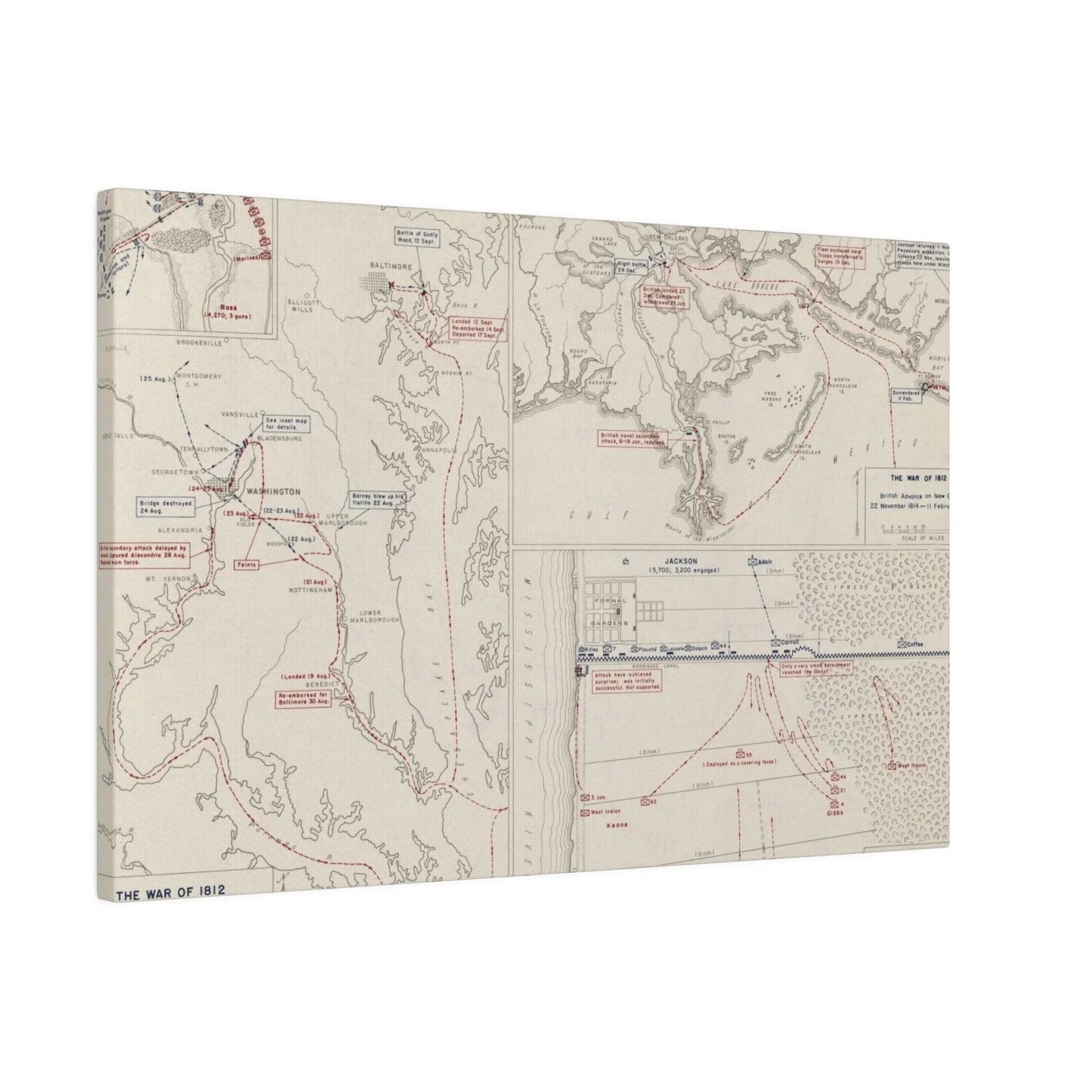 War of 1812, Washington and Baltimore; New Orleans 1814 - Pacific Sky Games