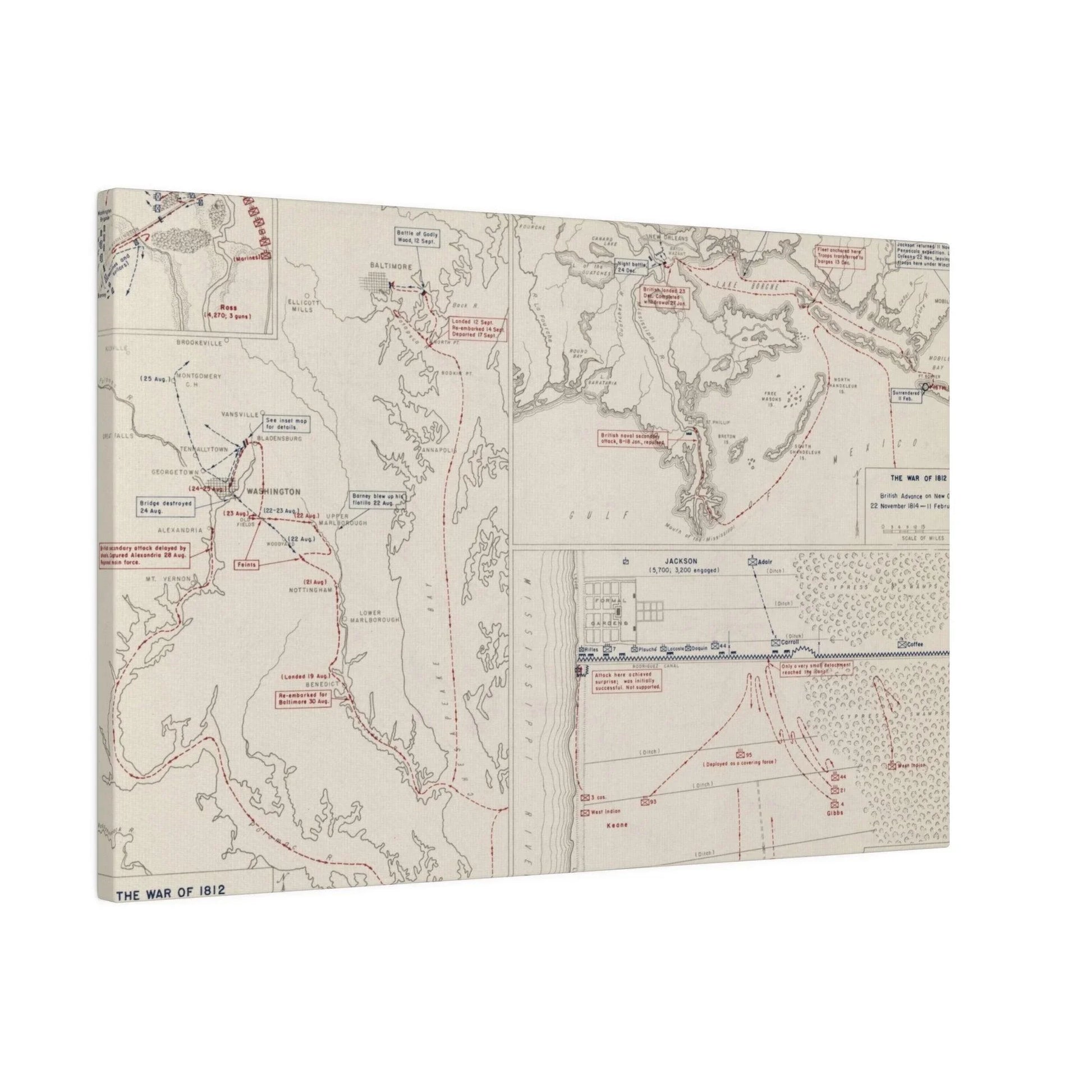 War of 1812, Washington and Baltimore; New Orleans 1814 - Pacific Sky Games