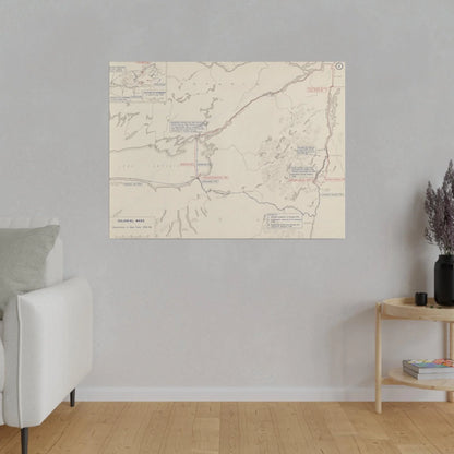 Close-up of detailed canvas texture highlighting aged, faded color tones and subtle brushstroke patterns from a 1750s style