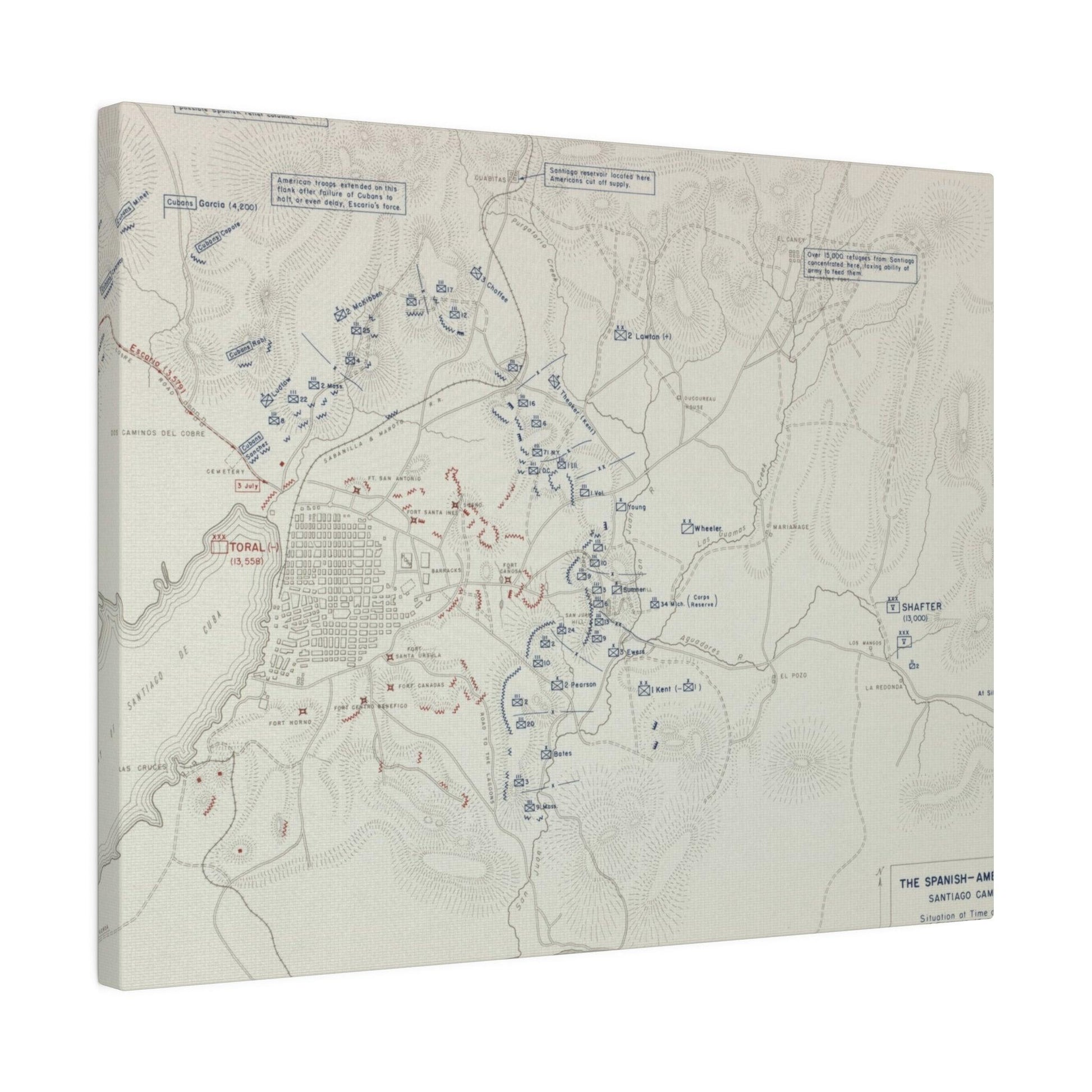 Spanish-American War, Santiago Campaign, Surrender of Santiago 14 July 1898 - Pacific Sky Games