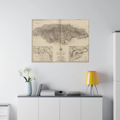 Close-up of the Jamaica canvas texture highlighting fine weave and matte finish in warm earthy tones