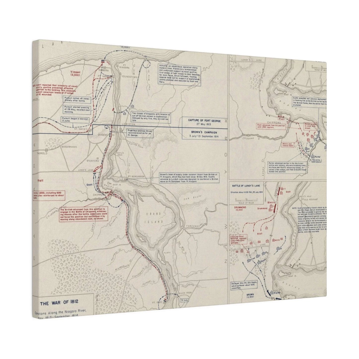 War of 1812, Niagara River 1812-1814 - Pacific Sky Games