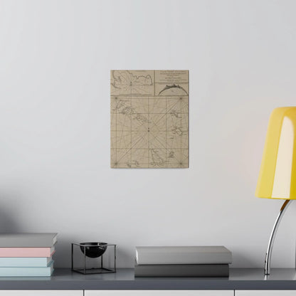 Close-up of textured canvas surface highlighting vibrant colors and subtle fabric weave detail of the Cape Verde Islands