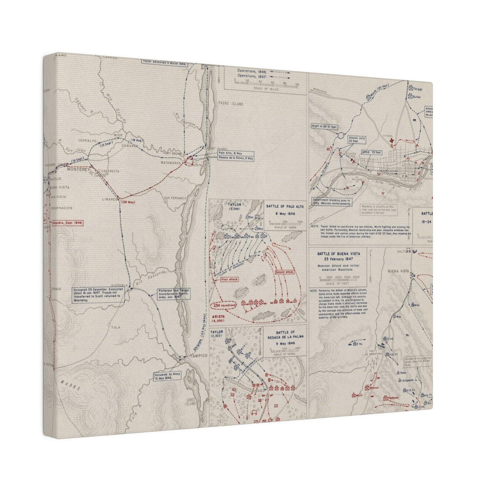 Mexican War, Taylor's Campaign, 1846-1847 - Pacific Sky Games