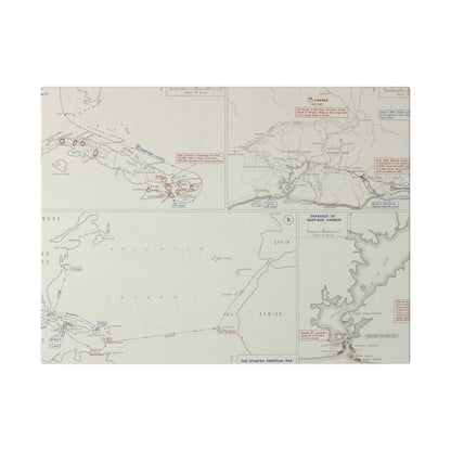 Spanish-American War, Santiago Campaign, Naval Operatoins in the Atlantic Apr-May, Defenses of Santiago Harbor, Spanish Dispositions 20 June, Initial Ops 22-24 June 1898 - Pacific Sky Games