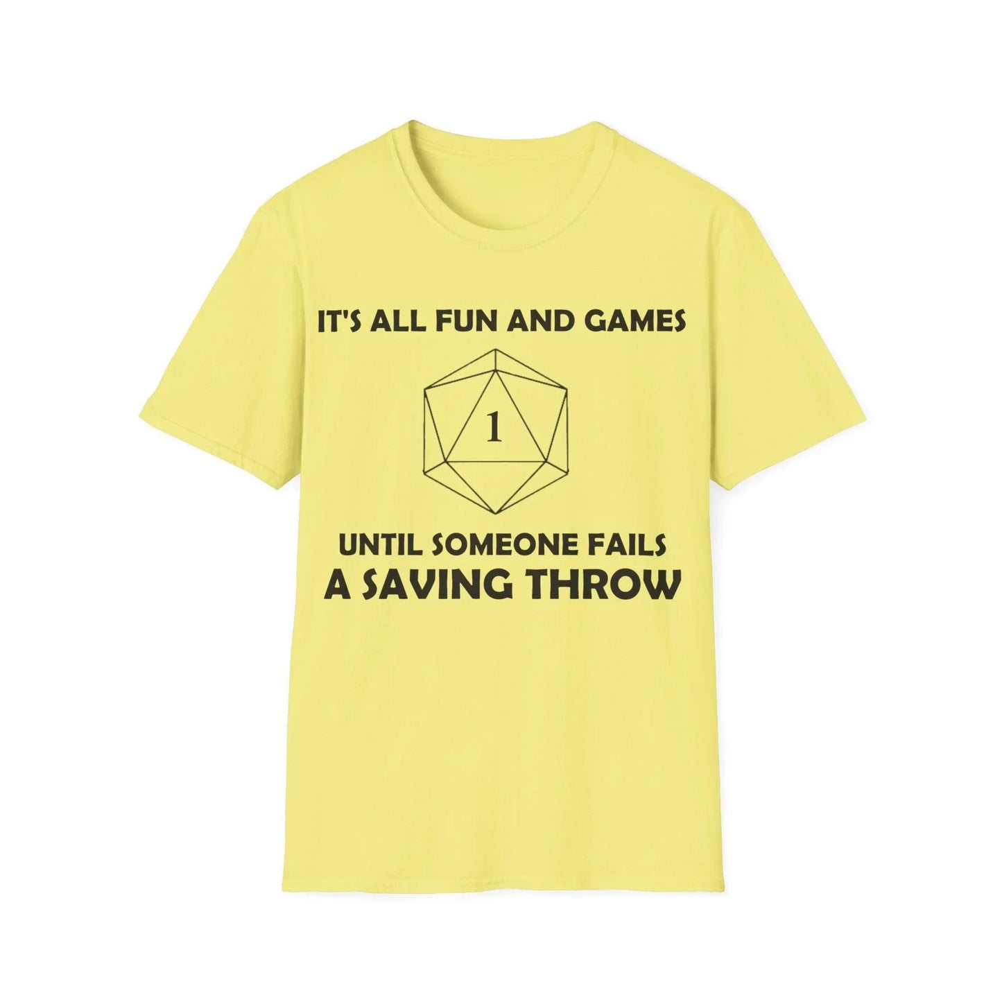 Close-up of the black unisex softstyle T-shirt fabric highlighting its smooth texture and subtle heathered effect from a