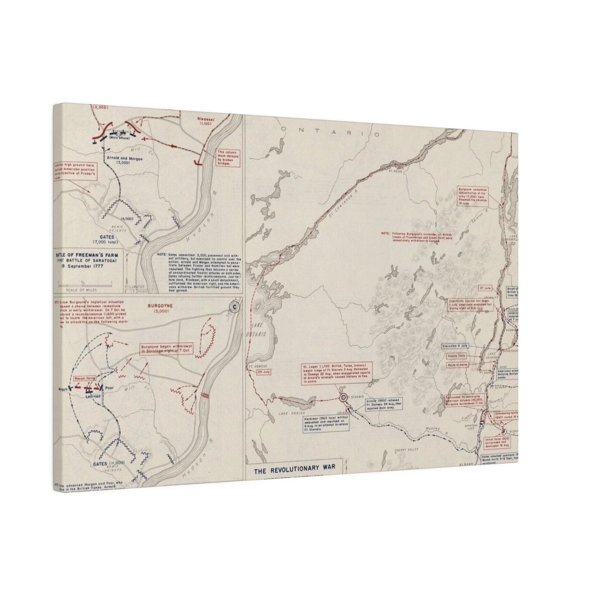 Revolutionary War, Burgoyne's Expedition 1777 - Pacific Sky Games