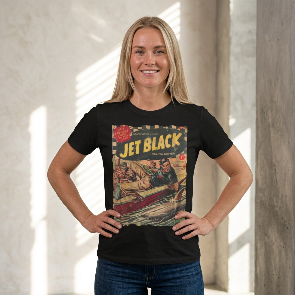 Jet Black No.5 - Unisex Softstyle T-Shirt