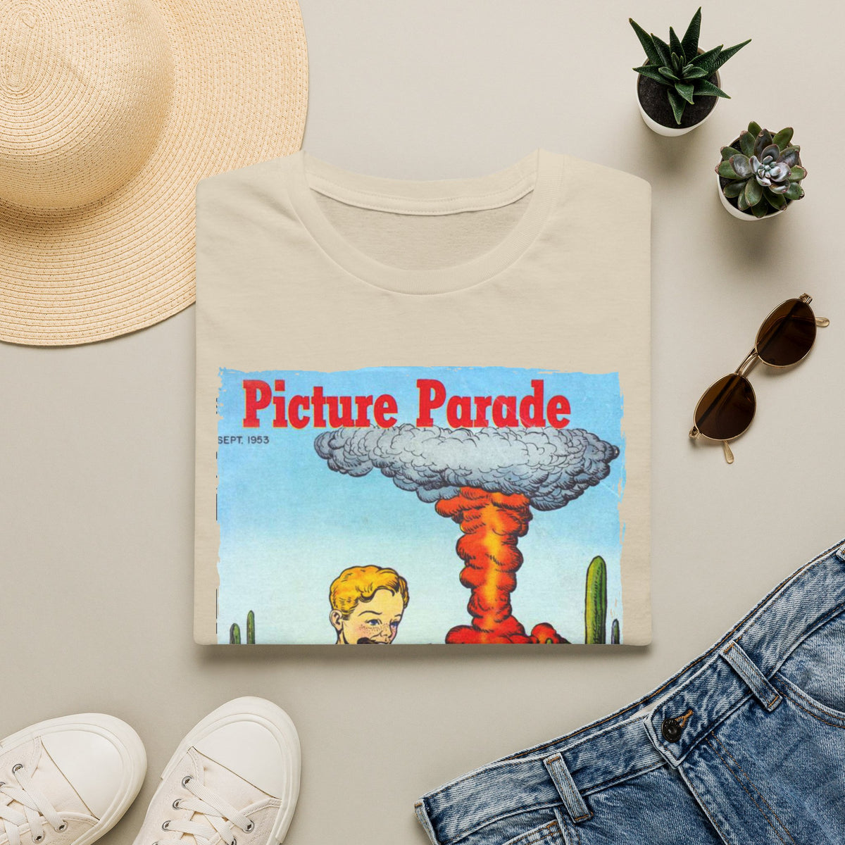 Picture Parade Sept 1953 - Unisex Softstyle T-Shirt