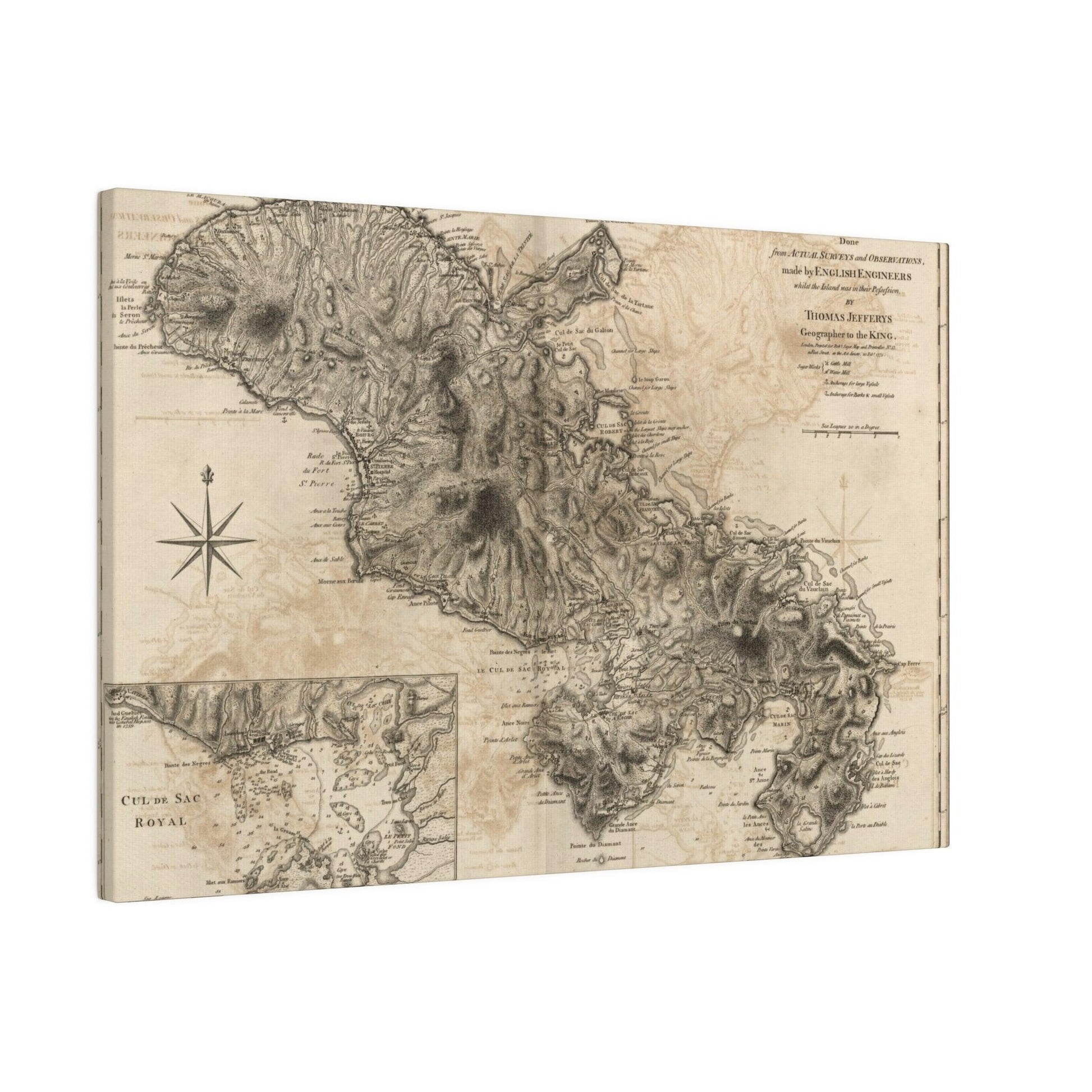 Close-up of the textured canvas surface highlighting subtle weave pattern and matte finish features of the Martinico material