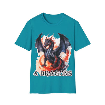 Close-up of the unisex softstyle T-shirt’s smooth fabric texture and subtle seam detailing at the sleeve hem in relaxed fit