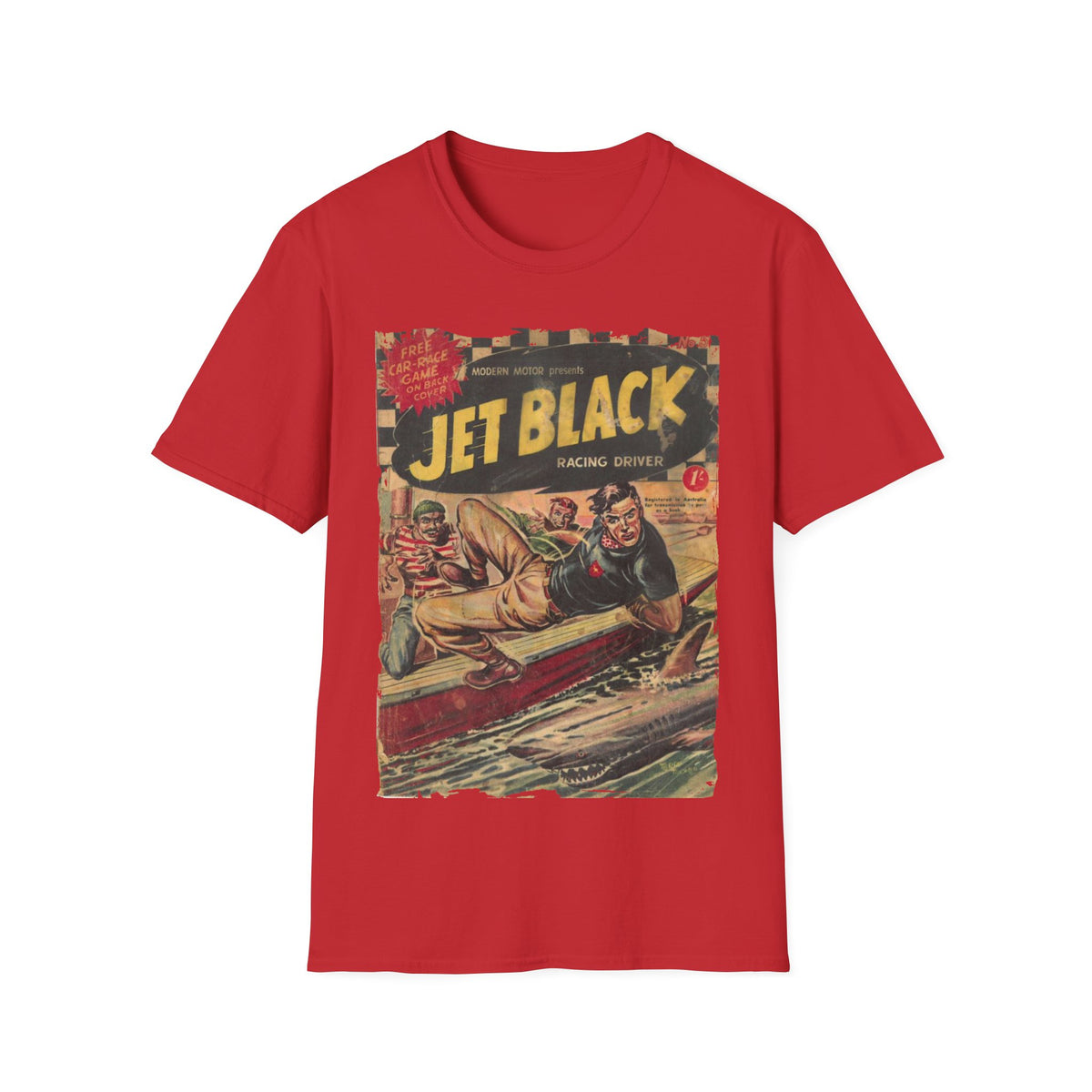Jet Black No.5 - Unisex Softstyle T-Shirt