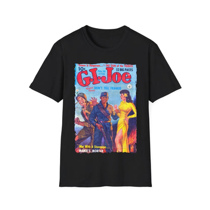Printify G.I. Joe No.16 unisex cotton crew neck T-shirt with relaxed fit in vibrant color, DTG print fabric