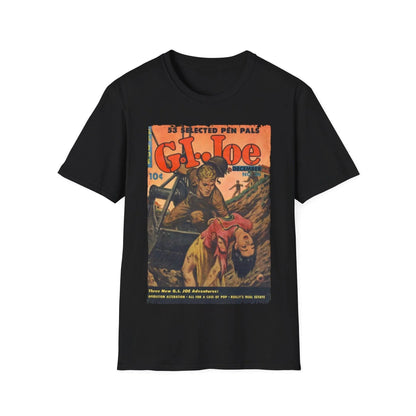 G.I. Joe No.36 unisex cotton crew neck T-shirt in black with regular fit, DTG print by Printify