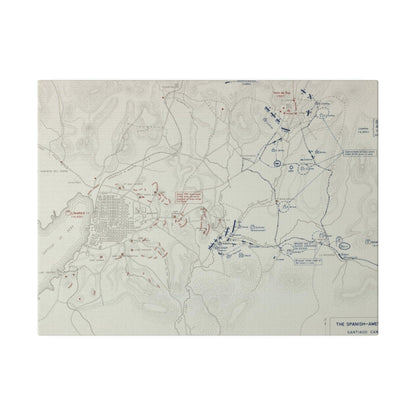 Spanish-American War, Santiago Campaign, Situation Noon 1 July 1898 - Pacific Sky Games