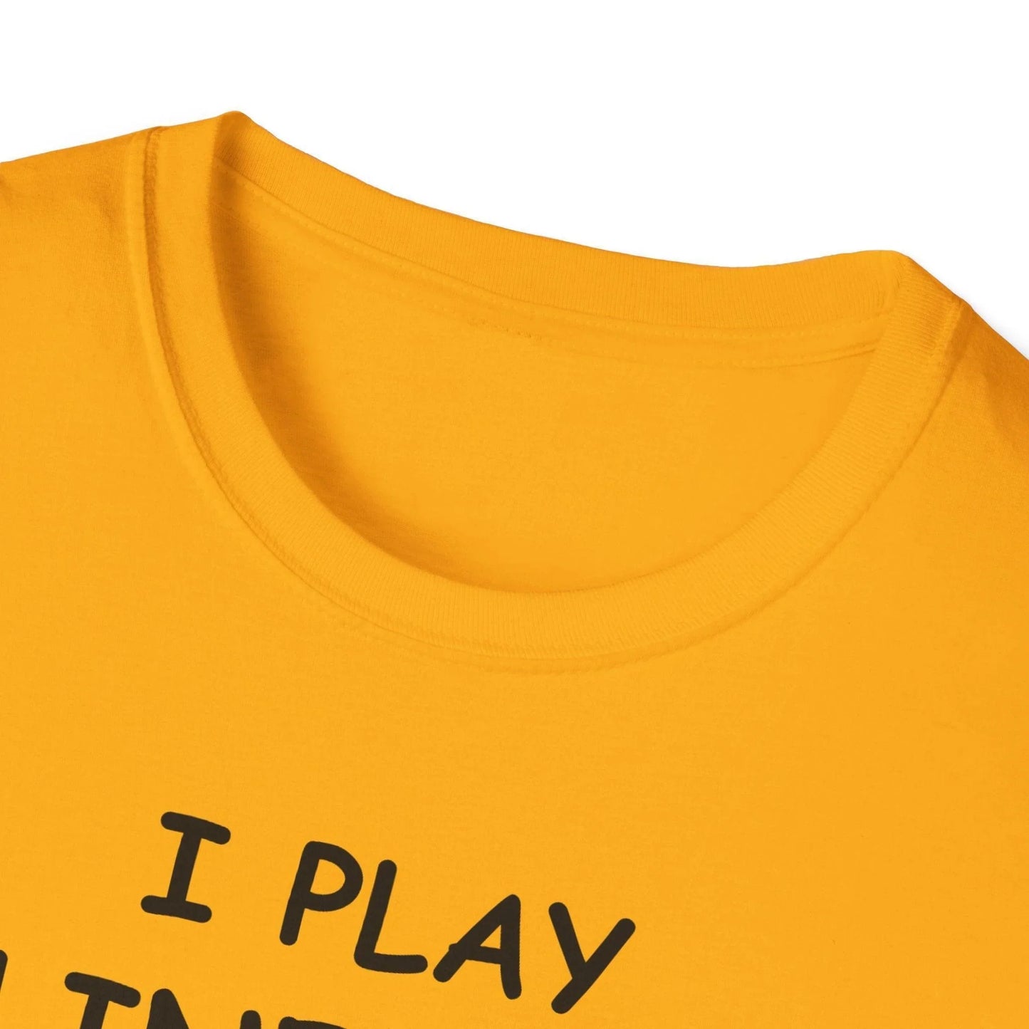 Close-up of the black unisex softstyle T-shirt fabric texture, highlighting the smooth, tightly knit cotton material at the