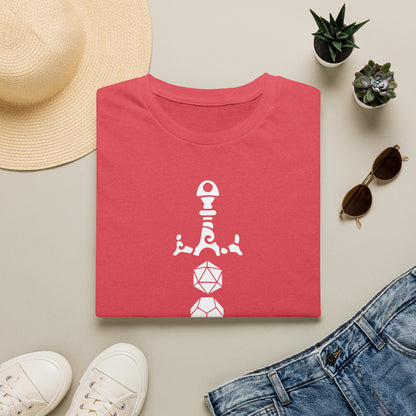 Dice Sword White - Unisex Softstyle T-Shirt