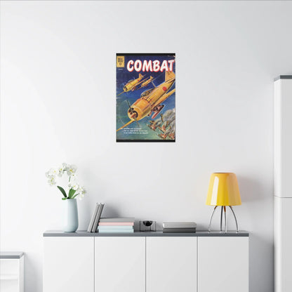 Close-up of the textured canvas surface highlighting the rugged, matte finish and subtle brushstroke details from the