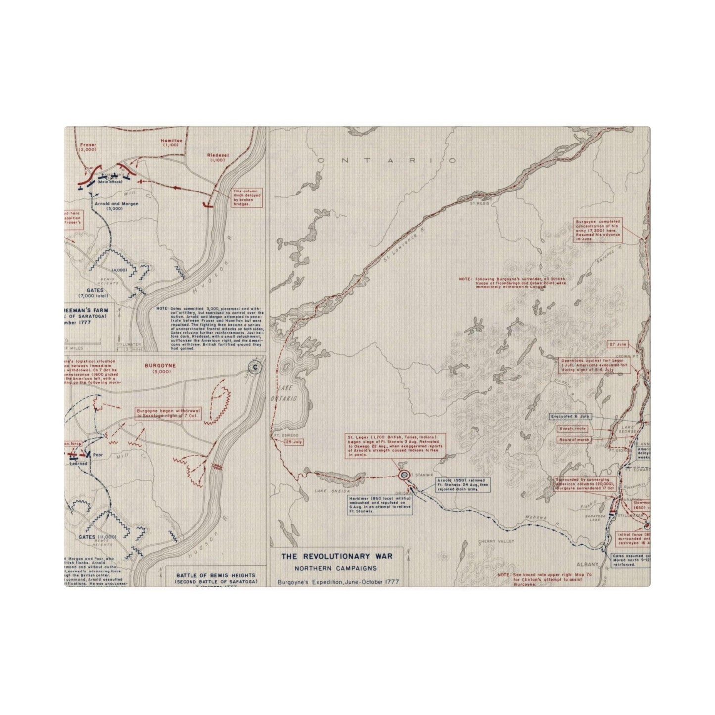 Revolutionary War, Burgoyne's Expedition 1777 - Pacific Sky Games