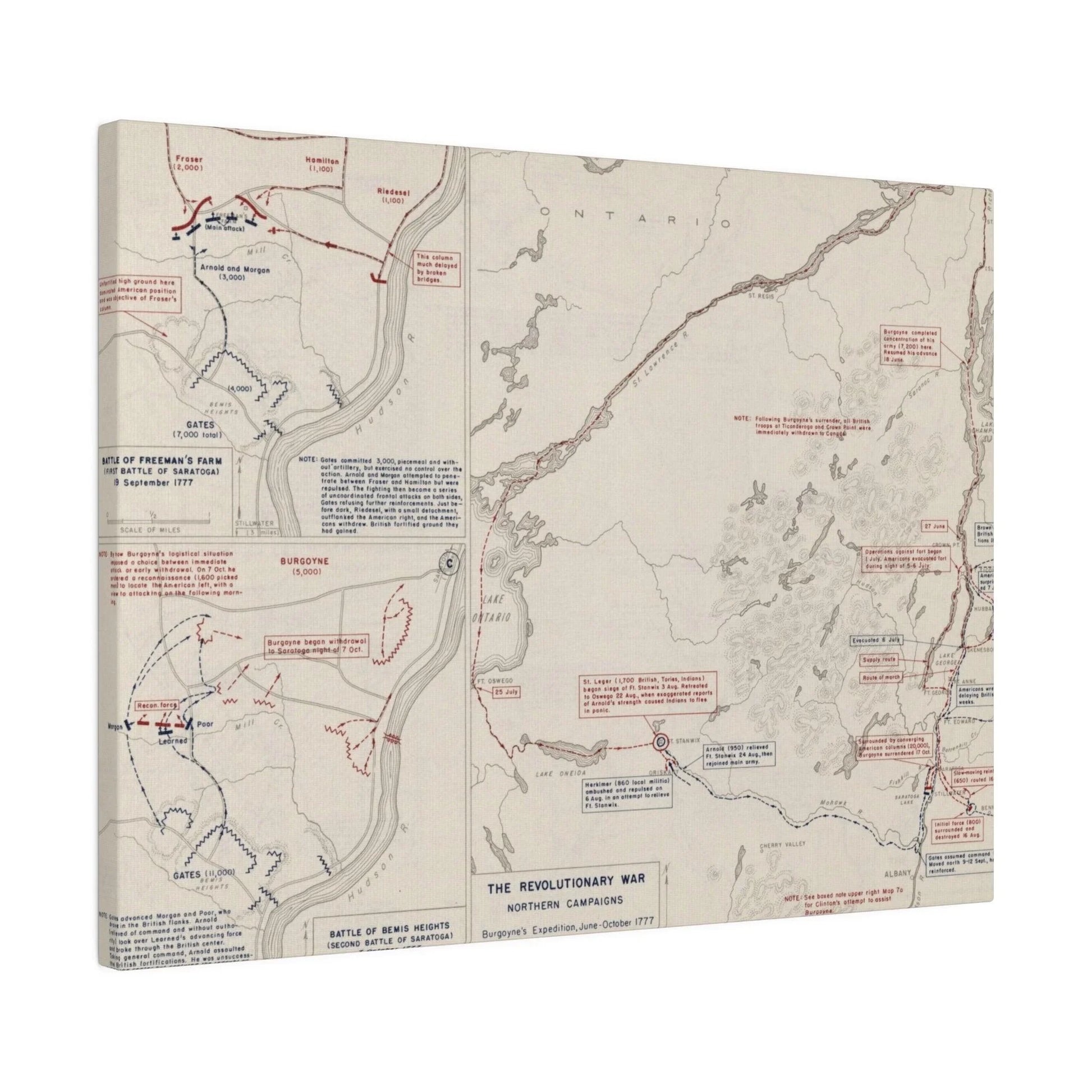 Revolutionary War, Burgoyne's Expedition 1777 - Pacific Sky Games