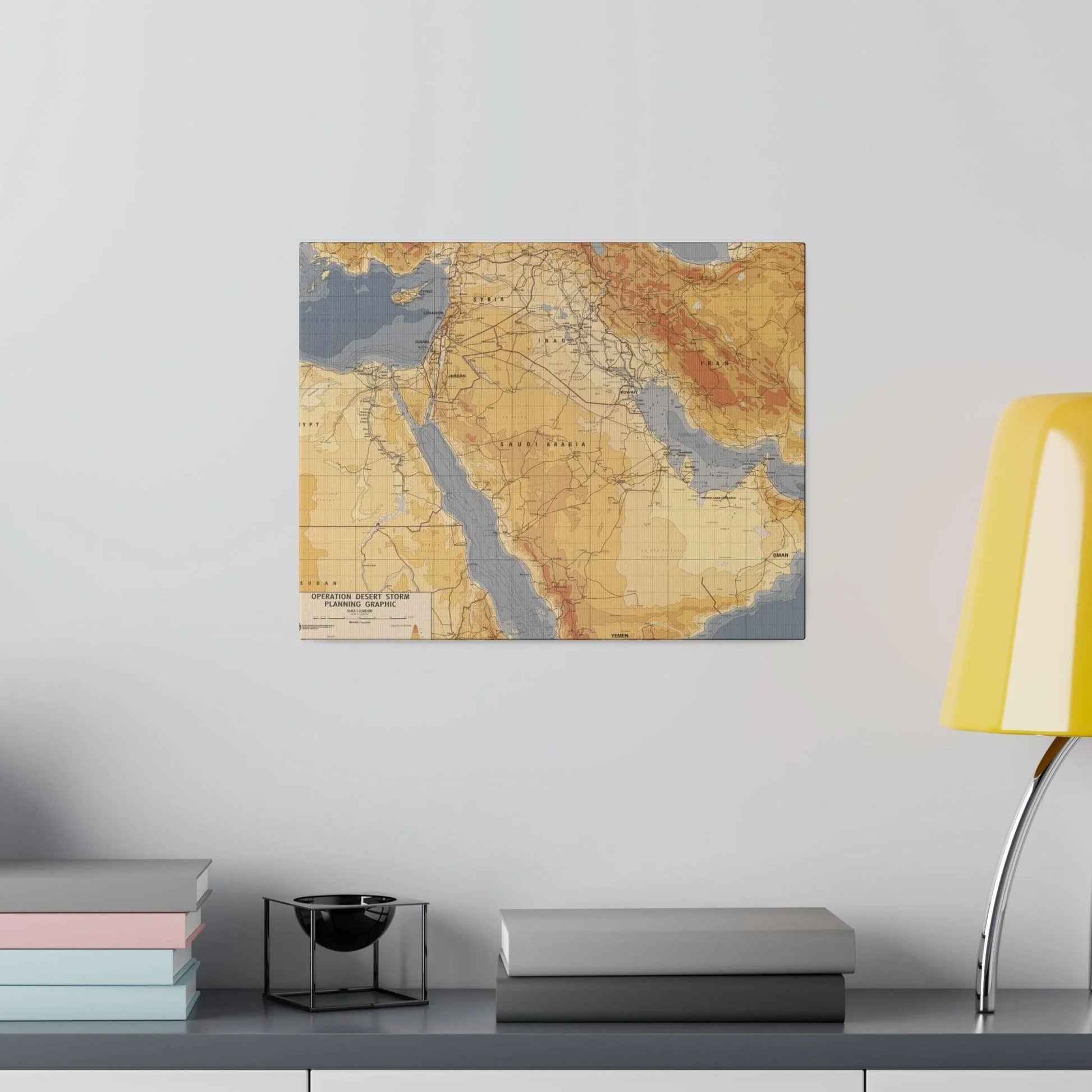 Operation Desert Storm Planning Graphic - Pacific Sky Games