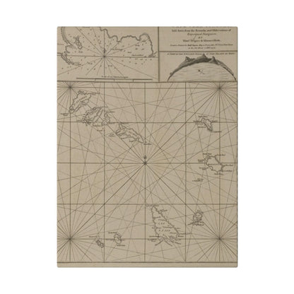 Close-up of textured canvas surface showcasing vibrant Cape Verde Islands map details and rich color variations