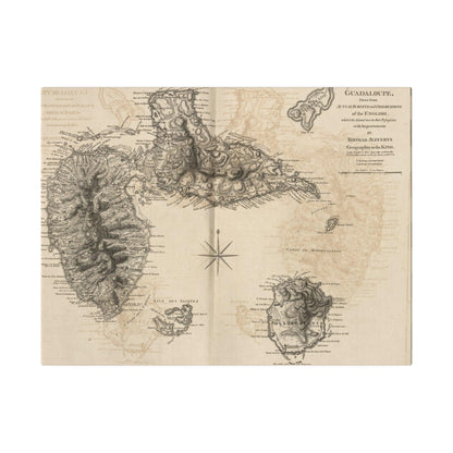 Close-up of the Guadaloupe canvas texture highlighting detailed weave and matte finish in natural light