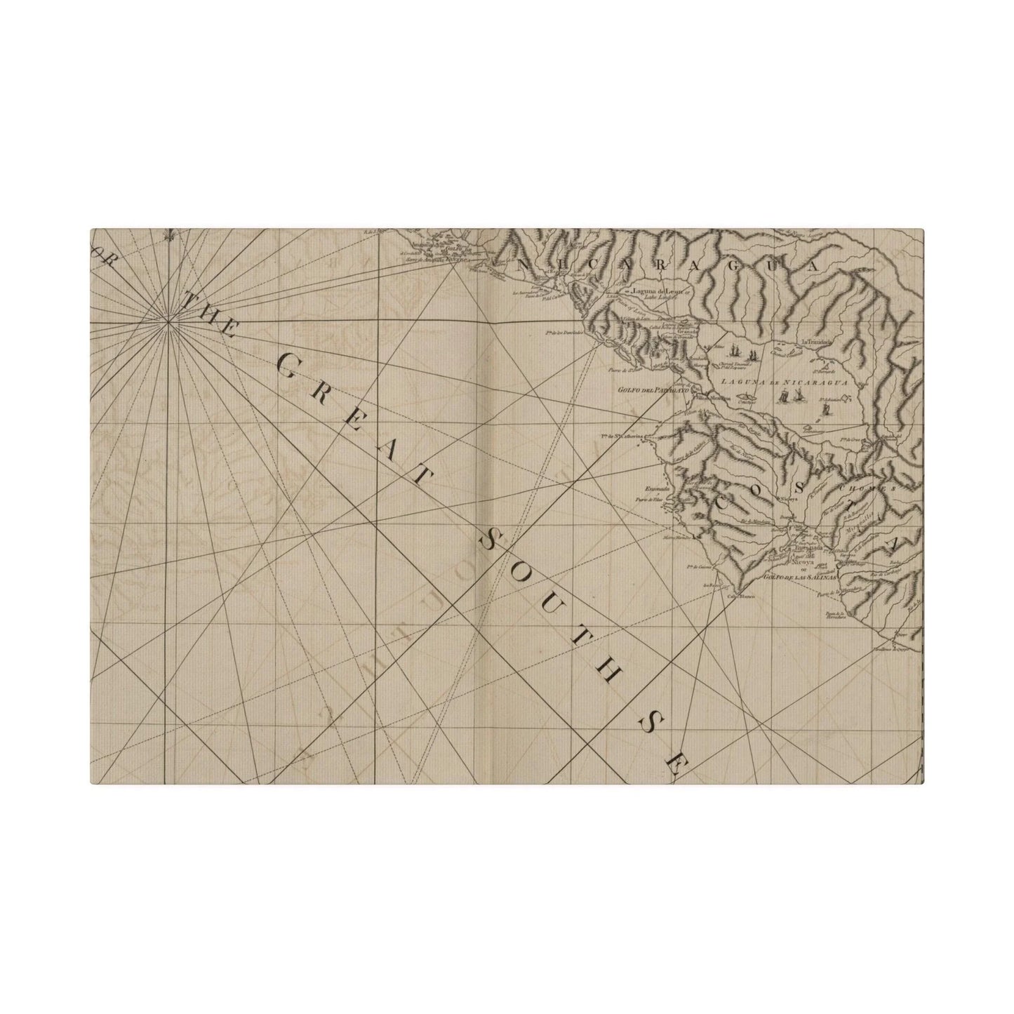 Provinces of Costa Rica and Nicaragua, with the Lagunas - Pacific Sky Games